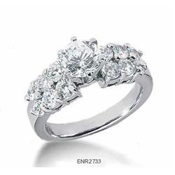 2.41 carats Round Multi-stone Engagement Ring #2139545