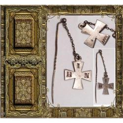 1886 ANTIQUE Queens Cross  FOB stickpin #2139550