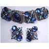 Image 1 : GLITZ  CHUNKY Vintage LAYERed Bracelet & ER #2139559