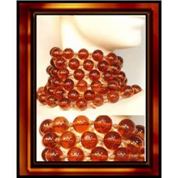 Vintage 52? czech BIG glass 92 BEAD necklace #2139567