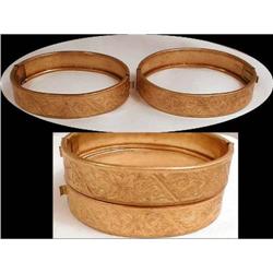 Antique Victorian Matched PAIR Wedding bracelet#2139573