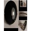 Image 1 : HUGE Swedish? Modernist sterling ONYX RING #2139576
