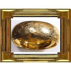 Wide Vintage Victorian Fancy Floral Bracelet #2139594