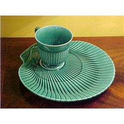 WEDGWOOD GREEN MAJOLICA TENNIS SET #2139621