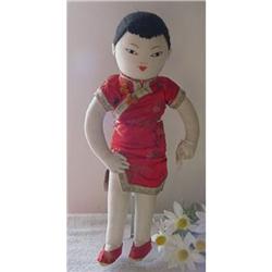 Doll Cloth Hong Kong 16" Girl 1948 #2139665