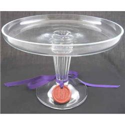 Yeoward Cake Stand Fluted Stem. c1995 #2139687