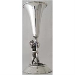 Figural Vase Child Gardener w/spade 1890 #2139692