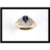 Image 1 : BEAUTIFUL  DIAMOND AND BLUE SAPPHIRE YELLOW #2152531