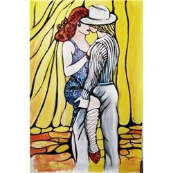 Original Painting Tango Couple Passion Dance #2152542