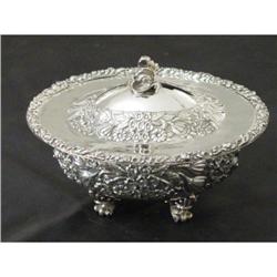 STERLING SILVER/GILT 925  MAZZUCATO SUGAR BOX #2152545