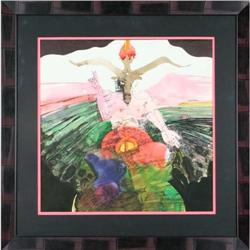 Szafran Metamorphosis surrealist watercolor #2152581