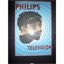 Cassandre Original - Phillips Television (1955)#2152726