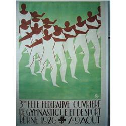 3me Fête Fédérative 1926 - Vintage Poster #2152732