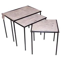 Set of 3 retro modern Mategot style nesting #2152794