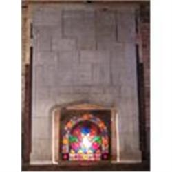 Large Limestone Mantel 1929 #2152811