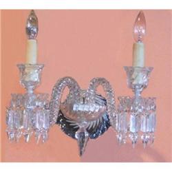 Pair of Baccarat  Crystal Sconces Wall Lights #2152817