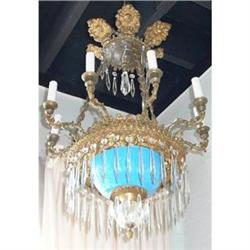 Antique Crystal Chandelier Fixture #2152819