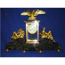 Absolutely Outstanding Bronze Gilt Mantel Clock#2152826