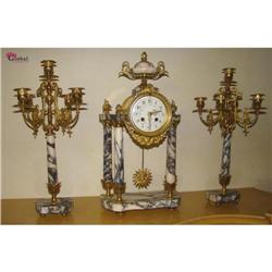 Gorgeous and Unique Empire Clockset !!  #2152829