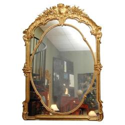 French Belle epoque Gold leaf mirror #2152859