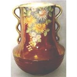 Carlton Ware Twin Worm Handled Vase. #2152918