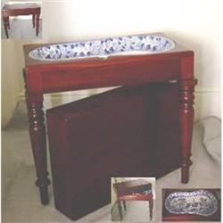 Spode Blue / White Bidet c1820 #2152970