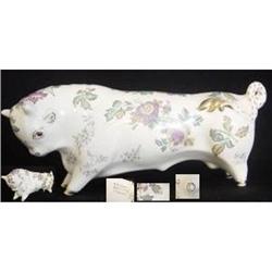 Wedgwood Large Model Of A Stylized Bull Taurus #2152974