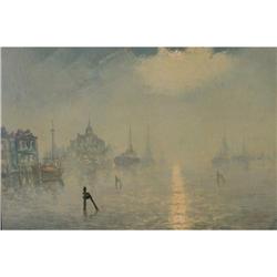 Venician Seascape in Morning Mist #2152991