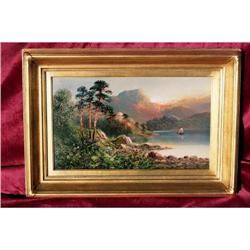 Highlands Lake Scene, by F.Hider #2152993