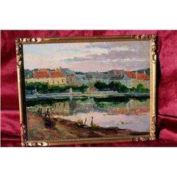 L. Glasson Impressionist Townscape #2152994