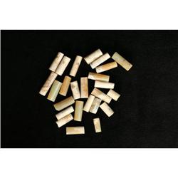 Jade Cylindrical Beads 25pcs #2153011
