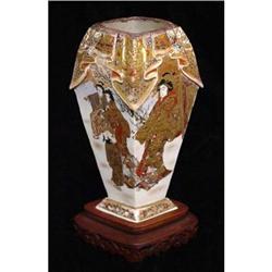 Satsuma Vase with Geishas and Warriors #2153031