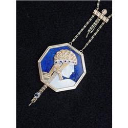 Erté Aventurine Pendant  #2153051