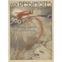 Rare 1930 Aviation Poster #2153100