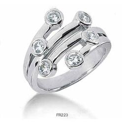 ladies Diamond Ring WHITE GOLD Ladies Ring  #2153132