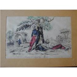 Napoleon III Watercolour of Soldiers #2153172