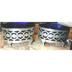 Late 18th Century Sterling German Open Salts #2153201