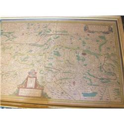 Antique Map of Austria by Wolfgang Lazlo c.1640#2153206