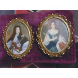 Important Miniature Portraits Wm.& Mary c.1690 #2153207