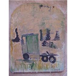 Folk Art Painting by Purvis Young #2153223