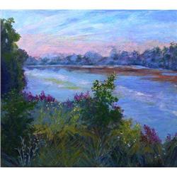 Anne Boysen, Evening Loosestrife, Signed Oil on#2153242