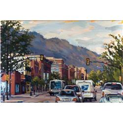 Shelby Keefe, Arriving in Boulder, Oil on #2153244