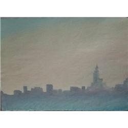 Joyce Rezendes, Skyline Manhattan,  Signed #2153246
