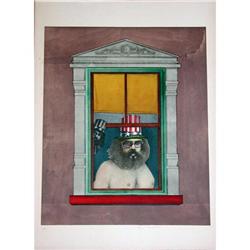 Richard Lindner, Poet,  Signed  Lithograph  #2153260