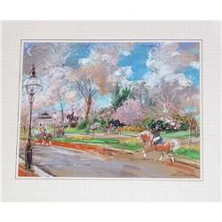 Kamil Kubik, Sunday in the Park Pastel #2153264