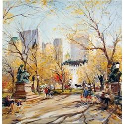 Kamil Kubik, Poet?s Walk II, Signed Canvas #2153281