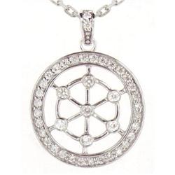 4.80 carats 2? big Diamond Bezel set Pendant #2153293