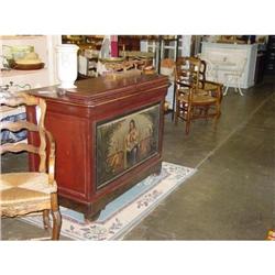 Pharmacy counter C.1900 painted #2153321