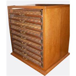 Oak Spool Cabinet #2153330
