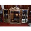 Image 1 : French triptic Mirror   carved and gilt  #2153352